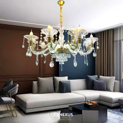 ĐÈN CHÙM PHA LÊ DC6526