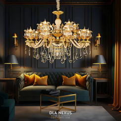 ĐÈN CHÙM PHA LÊ DC6588/10+5