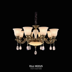 ĐÈN CHÙM ĐỒNG TÂN CỔ ĐIỂN DC6518-8