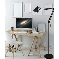 ĐÈN CÂY ĐỨNG DC - 519 /ĐEN