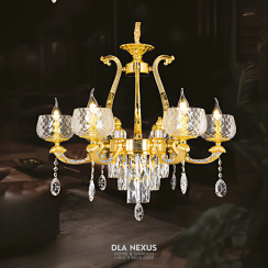 ĐÈN CHÙM XI MẠ VÀNG 24K -  CNQT - 332