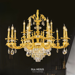 ĐÈN CHÙM XI MẠ VÀNG -  CNQT - 224