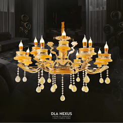 ĐÈN CHÙM XI MẠ VÀNG -   CNQT - 130/12