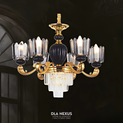 ĐÈN CHÙM XI MẠ VÀNG -  CNQT - 323