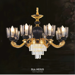 ĐÈN CHÙM XI MẠ VÀNG -  CNQT - 324