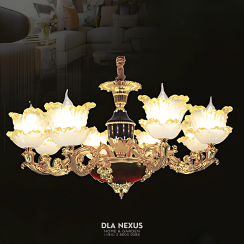 ĐÈN CHÙM XI MẠ VÀNG -  CNQT - 230