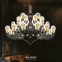 ĐÈN CHÙM PHA LÊ - CNQT - 68021 / 40 tay