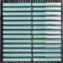 GẠCH MOSAIC XANH BƠ BÓNG ĐẸP