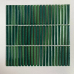 GẠCH THẺ QUE XANH ĐẬM (MOSAIC)