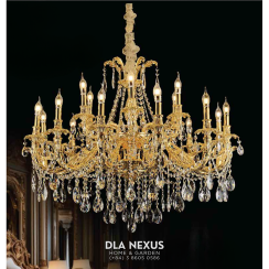 ĐÈN CHÙM XI MẠ VÀNG 24K - CNQT - 429