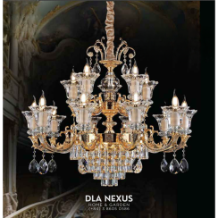 ĐÈN CHÙM XI MẠ VÀNG 24K - CNQT - 424