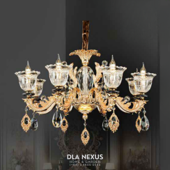 ĐÈN CHÙM XI MẠ VÀNG 24K - CNQT - 383