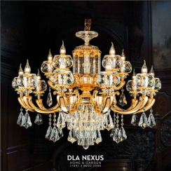 ĐÈN CHÙM XI MẠ VÀNG 24K - CNQT - 387