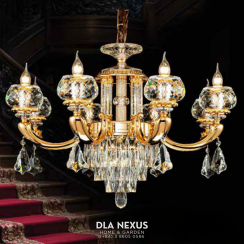 ĐÈN CHÙM XI MẠ VÀNG 24K - CNQT - 386