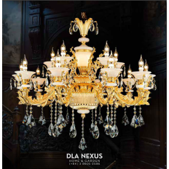 ĐÈN CHÙM XI MẠ VÀNG 24K - CNQT - 389