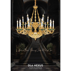 ĐÈN CHÙM XI MẠ VÀNG 24K - CNQT - 139 - 21