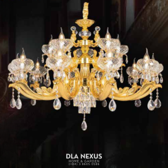 ĐÈN CHÙM XI MẠ VÀNG 24K - CNQT - 375