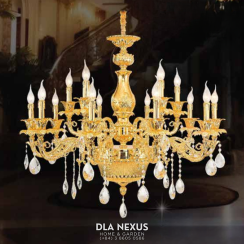 ĐÈN CHÙM XI MẠ VÀNG 24K - CNQT - 220- 23