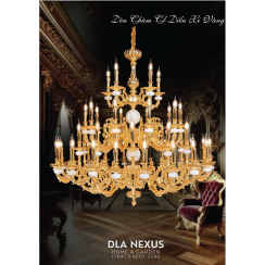 ĐÈN CHÙM XI MẠ VÀNG 24K - CNQT - 183