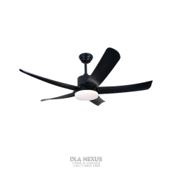 QUẠT TRẦN CÁNH NHỰA QViFa - 410/Đen