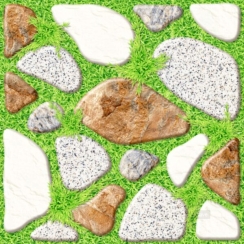 GẠCH GIẢ SỎI LÁT SÂN VƯỜN 50×50 Viglacera SG527