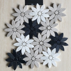 GẠCH MOSAIC ĐÁ HÌNH BÔNG HOA JB3040