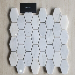 GẠCH MOSAIC ĐÁ MARBLE TRẮNG SPKA113-13