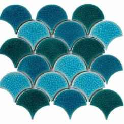 Gạch mosaic vảy cá MHF 9002 (mix màu)