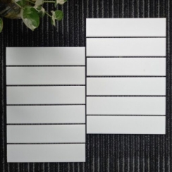 GẠCH THẺ MỜ MÀU TRẮNG PORCELAIN