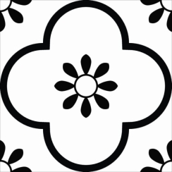 Gạch bông hoa văn 20×20 LU2086