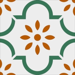 Gạch lát bông cổ điển 20×20 LUF2110