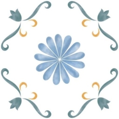 Gạch bông hoa văn 30×30 LUF30515