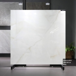 GẠCH LÁT NỀN GIẢ ĐÁ BÓNG 100×100 100LUSCOT ONXY 