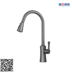 VÒI DÂY RÚT CỔ VUÔNG ĐỒNG TAY NẮM ĐỒNG MẠ NANO - BN666 